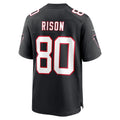 A.Falcons #80 Andre Rison Black CONTON Retired Player Jersey