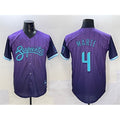 Arizona Diamondbacks #4 Ketel Marte Purple CONTON 2025 City Connect Limited Stitched Jersey