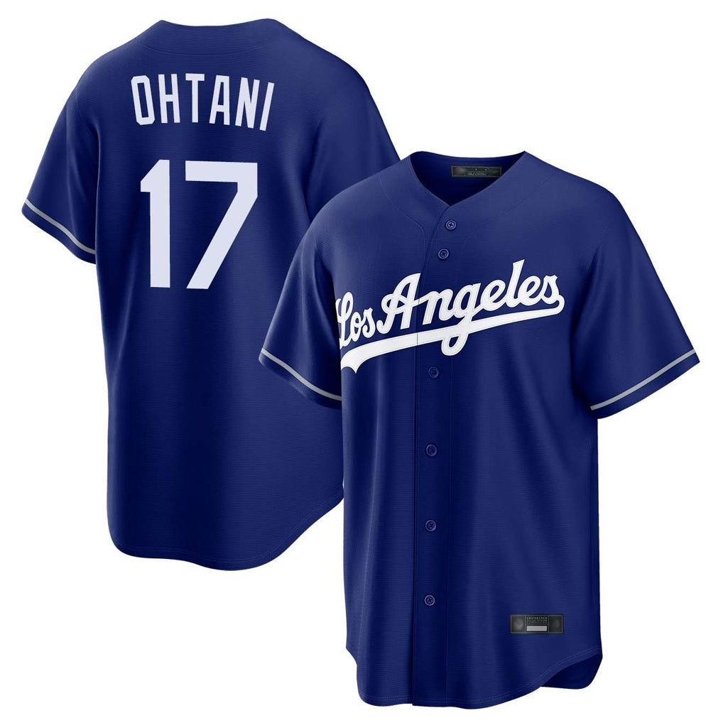 Los Angeles Dodgers #17 Shohei Ohtani Player Royal CONTON Game Stitched Jerseys