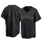 Los Angeles Angels #9 Zach Neto Player Black CONTON Pitch Fashion T-shirt Stitched Jerseys