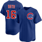 Chicago Cubs #16 Matthew Boyd Royal CONTON Limited Stitched Jersey