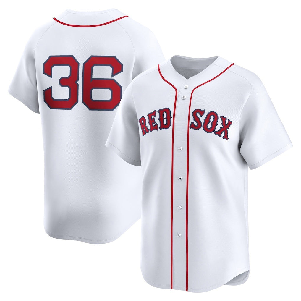 Boston Red Sox #36 Triston Casas White CONTON Home Limited Player Jersey
