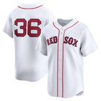 Boston Red Sox #36 Triston Casas White CONTON Home Limited Player Jersey