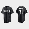 San Diego Padres #71 Josh Hader Black White CONTON Collection Jersey