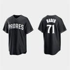 San Diego Padres #71 Josh Hader Black White CONTON Collection Jersey