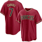 Arizona Diamondbacks #7 Corbin Carroll Red CONTON Cool Base Stitched Jersey