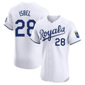 Kansas City Royals #28 Kyle Isbel Player White CONTON Alt Limited Elite Home Stitched Jerseys