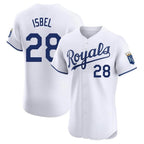 Kansas City Royals #28 Kyle Isbel Player White CONTON Alt Limited Elite Home Stitched Jerseys