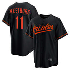 Baltimore Orioles #11 Jordan Westburg Player Black CONTON Home Game Stitched Jerseys