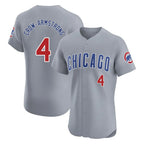Chicago Cubs #4 Pete Crow-Armstrong Player Gray CONTON Road Limited Elite Home Stitched Jerseys