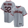 Cleveland Guardians #32 Gavin Williams Player Gray CONTON Home Game Stitched Jerseys