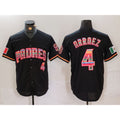San Diego Padres #4 Luis Arraez Black CONTON Mexico Cool Base Stitched Jersey