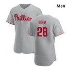 Philadelphia Phillies #28 Alec Bohm Gray CONTON Road 2020 Authentic Player Jersey