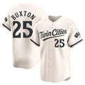 Minnesota Twins #25 Byron Buxton Player Cream CONTONHome Limited Stitched Jerseys