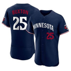 Minnesota Twins #25 Byron Buxton Player Navy CONTONReplica Home Limited Elite Stitched Jerseys