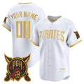 Custom Pittsburgh Pirates White CONTON 2026 City Connect Stadium Stitched Jersey