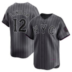 New York Mets #12 Francisco Lindor Gray CONTON City Connect Limited Player Jersey