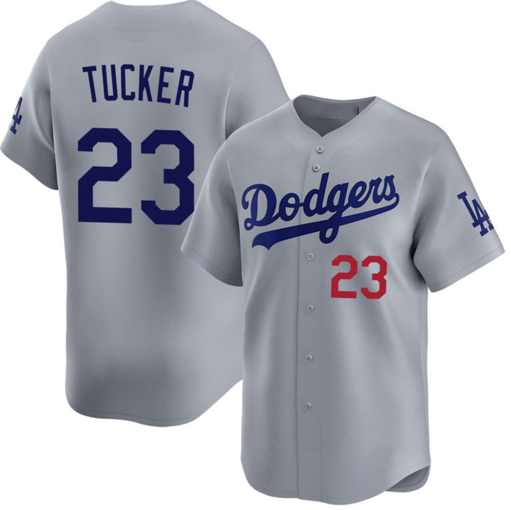 Los Angeles Dodgers #23 Kyle Tucker Gray CONTON 2026 Limited Stitched Jersey
