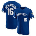 Kansas City Royals #16 Andrew Benintendi Blue CONTON Flex Base Stitched Jersey