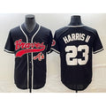 Atlanta Braves #23 Michael Harris II Black CONTON Cool Base Stitched Jersey 2