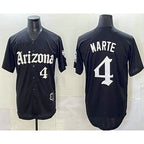 Arizona Diamondbacks #4 Ketel Marte Black CONTON Vapor Premier Limited Stitched Jersey