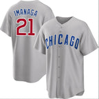 Chicago Cubs #21 Sh¨­ta Imanaga Gray CONTON Cool Base Stitched Jersey