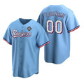 Custom Texas Rangers Active Player Blue CONTON 2023 World Series Stitched Jersey