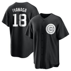 Chicago Cubs #18 Shota Imanaga Player Black CONTON Game Stitched Jerseys
