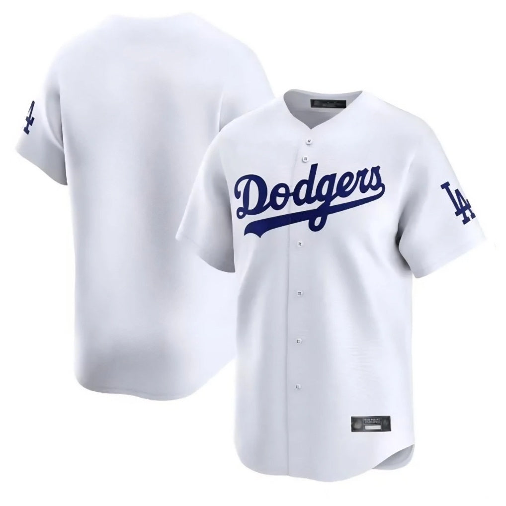 Los Angeles Dodgers Blank Player White CONTON Limited Home Stitched Jerseys