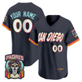 Custom San Diego Padres Obsidian CONTON 2026 City Connect Stadium Stitched Jersey