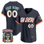 Custom San Diego Padres Obsidian CONTON 2026 City Connect Stadium Stitched Jersey