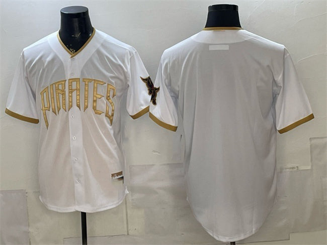 Pittsburgh Pirates Blank White CONTON 2026 City Connect Stadium Stitched Jersey