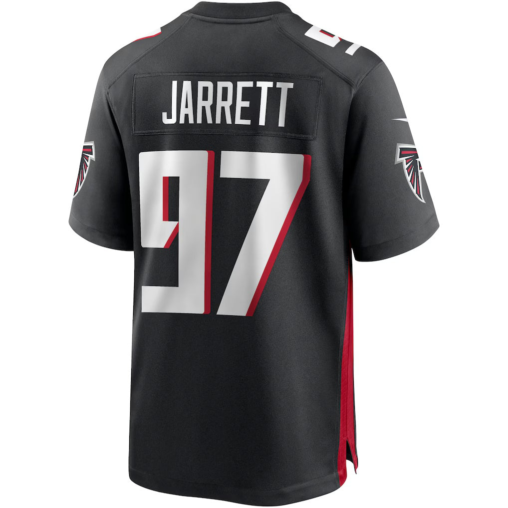 A.Falcons #97 Grady Jarrett Black CONTON Game Player Jersey