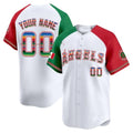 Custom Los Angeles Angels Mexico Vapor Premier Limited Jersey ¨C White CONTON