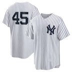 New York Yankees #45 Gerrit Cole White CONTON Home Replica Player Name Jersey
