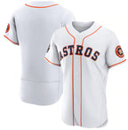 Houston Astros Blank White CONTON 2022 World Series Flex Base Stitched Jersey