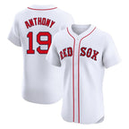 Boston Red Sox #19 Roman Anthony Player White CONTON Limited Elite Home Game Stitched Jerseys1