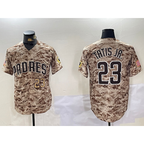 San Diego Padres #23 Fernando Tatis Jr Camo CONTON Stitched Cool Base Jerseys