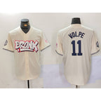 New York Yankees #11 Anthony Volpe Cream CONTON Limited Stitched Jersey 2
