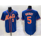 New York Mets #5 David Wright Blue CONTON Cool Base Stitched Jersey