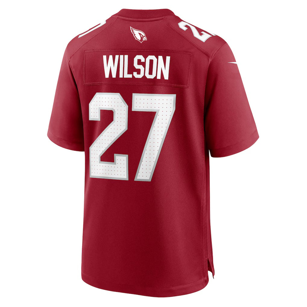 A.Cardinals #27 Divaad Wilson Cardinal CONTON Team Game Jersey