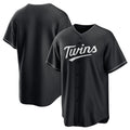 Minnesota Twins Blank Black CONTON Lights Out Limited Stitched Jersey