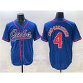 Chicago Cubs #4 Pete Crow-Armstrong Royal CONTON Cool Base Stitched Jersey