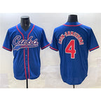 Chicago Cubs #4 Pete Crow-Armstrong Royal CONTON Cool Base Stitched Jersey