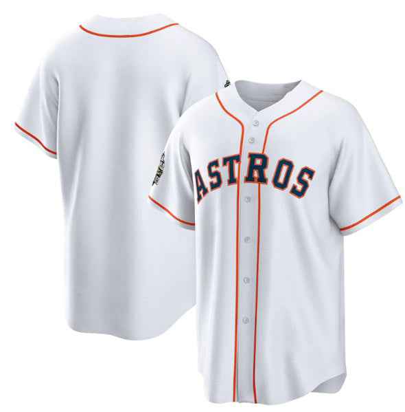Houston Astros Blank White CONTON 2022 World Series Home Stitched Jersey