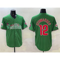 Philadelphia Phillies #12 Kyle Schwarber Green CONTON Phanatic Limited Stitched Jersey