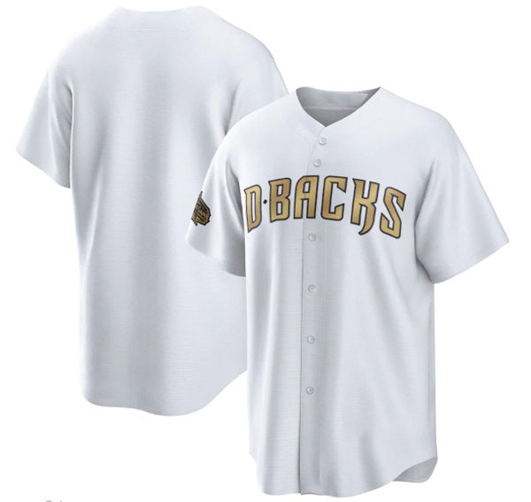 Arizona Diamondbacks Blank White CONTON 2022 All-Star Cool Base Stitched Jersey