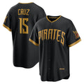 Pittsburgh Pirates #15 Oneil Cruz Black CONTON 2026 City Connect Stadium Jersey