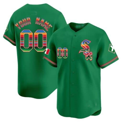 Custom Chicago White Sox Mexico Vapor Premier Limited Jersey V2- Green CONTON