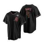 Arizona Diamondbacks #4 Ketel Marte Black CONTON 2023 World Series Cool Base Stitched Jersey